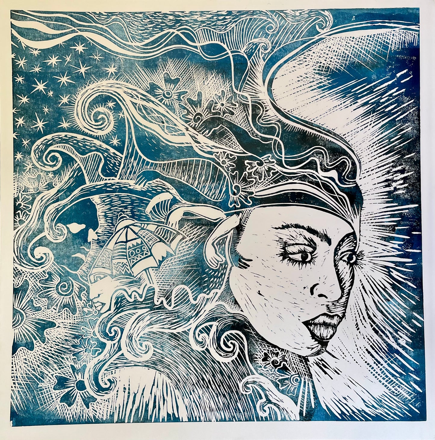 The Dream linoprint