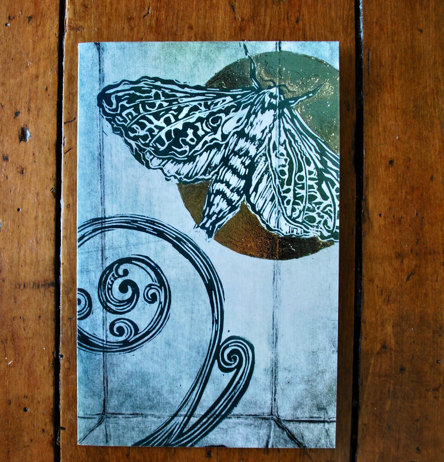 Greetings card - Ghost Moth
