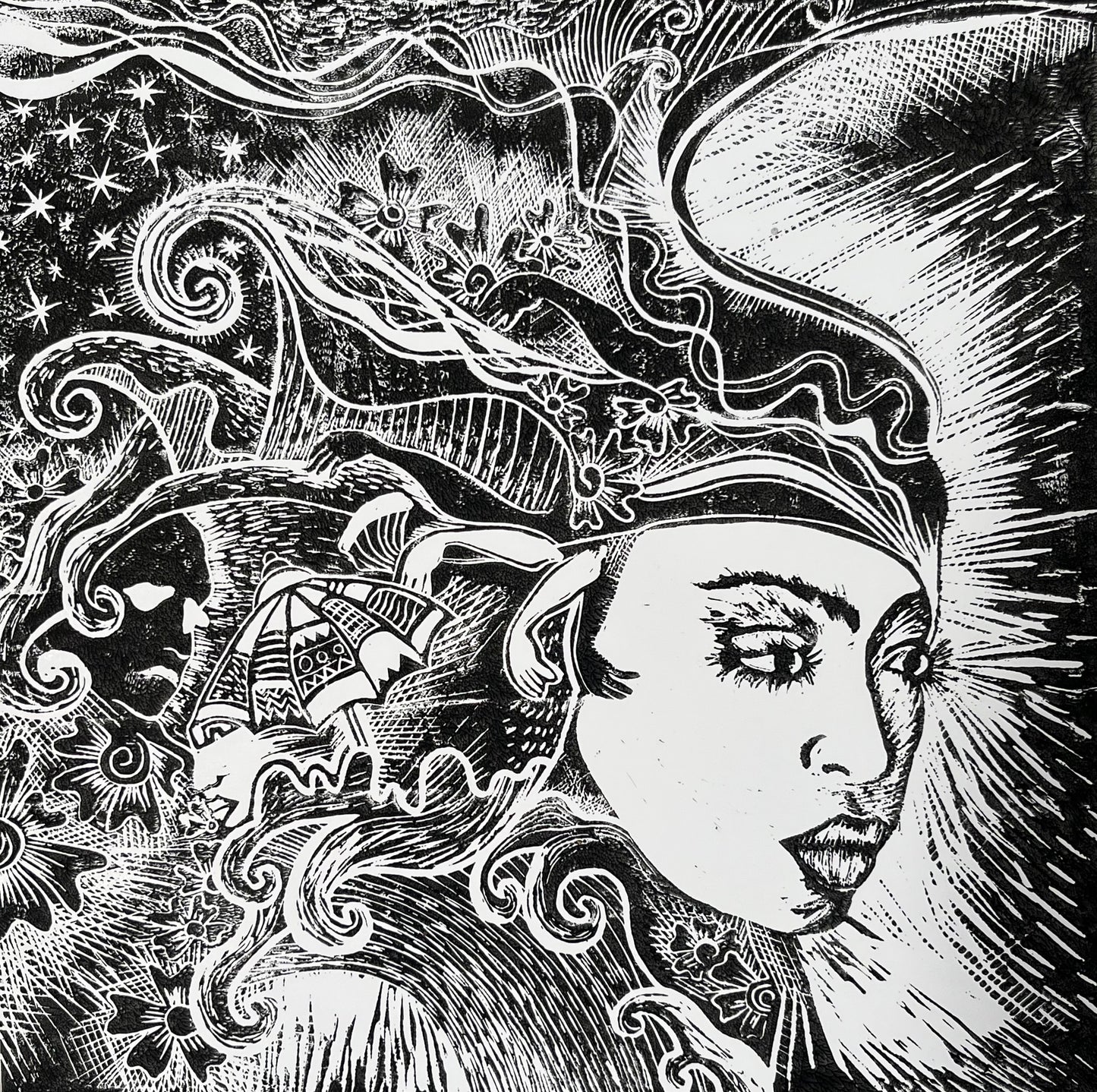 The Dream linoprint