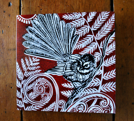 Greeting card - Piwakawaka